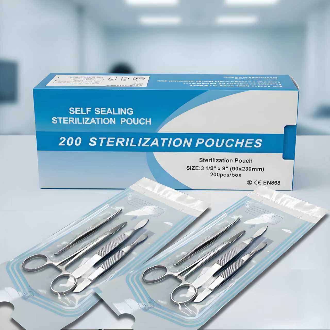 Disposable Self-Sealing Sterilization Pouch image 1