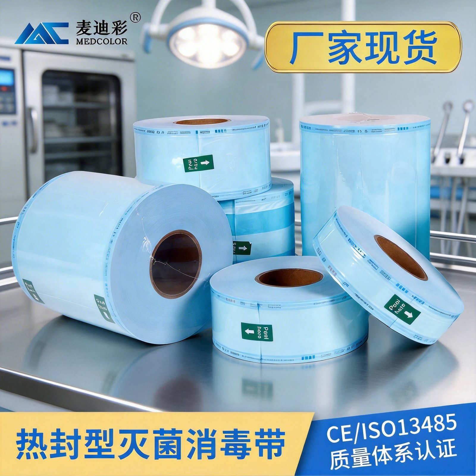 Disposable Sterilization Pouch Roll image 1